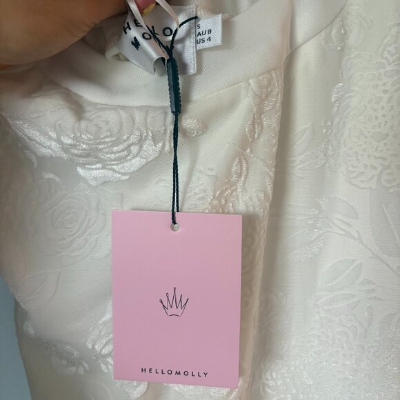 Hello Molly Luxurious Touch Maxi Dress White - Picture 7 of 7